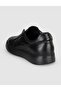 Genuine Leather Black Laceless Men's Sneaker - 5