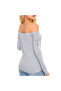 Women's Floral Off-Shoulder Long Sleeve Blouse - 7