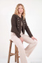 Crew Neck Button Detailed Epaulet Napoleon Jacket Women's Jacket 611Ce92 - 5
