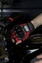 Red Motorcycle Gloves Biker Gloves Fingerless Ce En-13594 Certified Red Summer Half Palm Anti-Slip Protection Pr120K - 5
