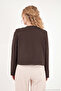 Crew Neck Button Detailed Epaulet Napoleon Jacket Women's Jacket 611Ce92 - 7
