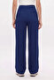 Line Women's Lycra Velcro Closure Cobalt Blue Palazzo Trousers - 5