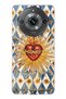 Realme 11 Pro / 11 Pro Plus Compatible Vintage Sun and Heart Pattern Transparent Phone Case