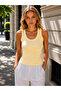 Women's Camisole Ribbed Slim Fit Athlete U-Neck Flexible Daily Basic Ribbed Athlete - 2