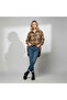 Women's Brown Plaid Shirt - 2