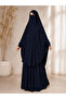 Afghan Takar Sharif Medina Silk Double Hijab Set with Veil and Without Veil