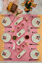 14 Piece 6-Person Stackable Elegance Premium Breakfast Set Breakfast Set Presentation Plate - 2