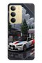 غطاء هاتف شفاف متوافق مع Realme C75 بنمط BMW