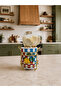 Kitchen Set - Dowry Set 105 Flat Lids 10 Pieces Lemon Checker Color Pattern Gold - 5