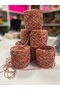 Acrylic Polyester Sand Boucle Knitting Yarn Glittery Yarn All Net 700 Gr