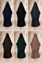 Afghan Takar Sharif Medina Silk Double Hijab Set with Veil and Without Veil - 7