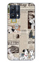 Realme 9 Pro Compatible 101 Dalmatians Patterned Transparent Phone Case
