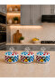 Kitchen Set - Dowry Set 105 Flat Lids 10 Pieces Lemon Checker Color Pattern Silver - 3