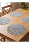 Lace Placemat Set of 4 – Stylish Decorative American Style, Round Lace Table and Tableware Placemat - 3