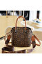 Women's Coffee Geometric Handbag