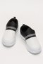 Children's Elasticated Lightweight Airfle Sports Shoes Black - White - 7