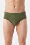 10-Pack Multi-Color 100% Cotton Men's Briefs - with Sleep Band Gift - Breathable Comfortable Cut Underwear Set - 7