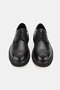 Men's black genuine natural leather eva sole lace-up shoe size 39-45 - 4