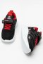 Children's Velcro Smart Lacing Sports Shoes Black - Red - 5