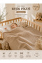 Baby, 100% Cotton, 2-Piece Pique Set, 90X115 Cm, Cappuccino & Purple - 2