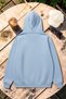 Unisex Dream Butterfly Printed Oversize Hoodie Hooded Sweatshirt - 2