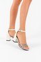 Heeled Girls' Sandals White - 3