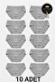 10-Pack Gray 100% Cotton Men's Slip Underpants - with Sleep Band Gift - Breathable Comfortable Cut Underwear Set