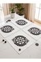 Lace Placemat Set of 4 Supla Black – Stylish Decorative American Serving, Round Lace Table and Tableware Placemat - 4