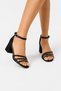 Heeled Girls' Sandals Black - 3
