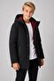Boy's Winter Hooded Inflatable Coat with Pockets, Fully Filled Inside and Out - 7