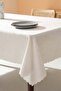 White Drop Pattern Liquid Repellent Stain-Resistant Tablecloth 160X220 cm