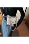 Women's Silver Sequin Shoulder Bag - 2