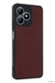 Zngzrmll Realme Note 50 4g Case Aras Leather Cover (173155) - Burgundy - 2
