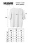 Women's Gray Black Jack Oversize Fit Loose Wide Fit Casual Cut T-Shirt - 4