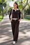 Women's Collared Trousers Modal Double Suit 265164 -