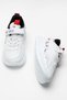 Children's Velcro Smart Lacing Sports Shoes White - Black - 6