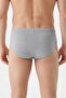 10-Pack Gray 100% Cotton Men's Slip Underpants - with Sleep Band Gift - Breathable Comfortable Cut Underwear Set - 5