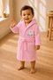 Cotton Candy |   5-Piece Boxed Embroidered Cotton Hooded Baby Bathrobe and Bath Set |   Ultra Soft |   Baby Bathrobe |   Bathroom - 2