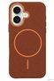 Zngzrmll iPhone 17 Luno Leather Magsafe Cover (165358) - Brown
