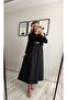 Belted Long Sleeve Camisole Dress with Tencel Skirt
