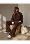 Unisex Women's and Men's Monogram Printed Oversize 3 Thread Crew Neck Sweatshirt and Baggy Sweatpants - 2