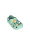 High Sole Children's Sandals with Accessories Water Green - 2