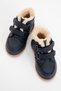 Velcro Fastening, Fur Inside, Rubber Anti-Slip Sole Children's Boots Dark Blue - 4