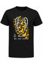 We Are Again Printed Cl Birds in Yellow Navy Colors Adult t Shirt