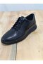 Men's Summer Shoes Genuine Inner and Outer Leather Summer Light Sole with Laces and Black Color
