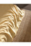 Mathilda single 100% cotton embroidered bed sheet set - yellow - 5