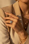 Stylish and Durable Steel Sun Motif Men's Ring - 3