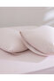 Blaise king size 100% cotton ranforce printed elastic sheet set - powder - 4