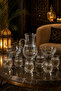 Kaabe Patterned 9-Piece Hajj Umrah Catering Set |   Decanter, 6 Glasses and 2 Bowls Glass Set - 4