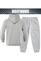 Unisex Casual Tracksuit Set Outdoor Full Zip - 2